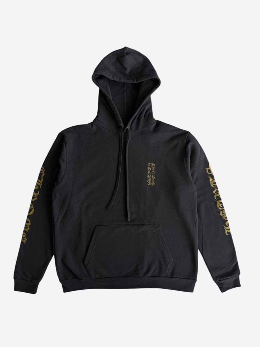 Chrome Hearts Black & Olive Script Logo Hoodie